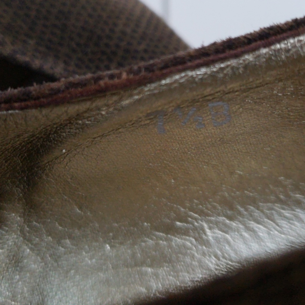 🔥HP🔥VTG Joan&David khaki/brown suede heels, 7 1/2 - Picture 7 of 8